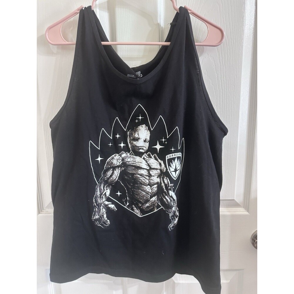 Guardians Of Galaxy Groot Graphic Tank Marvel Size M NWT